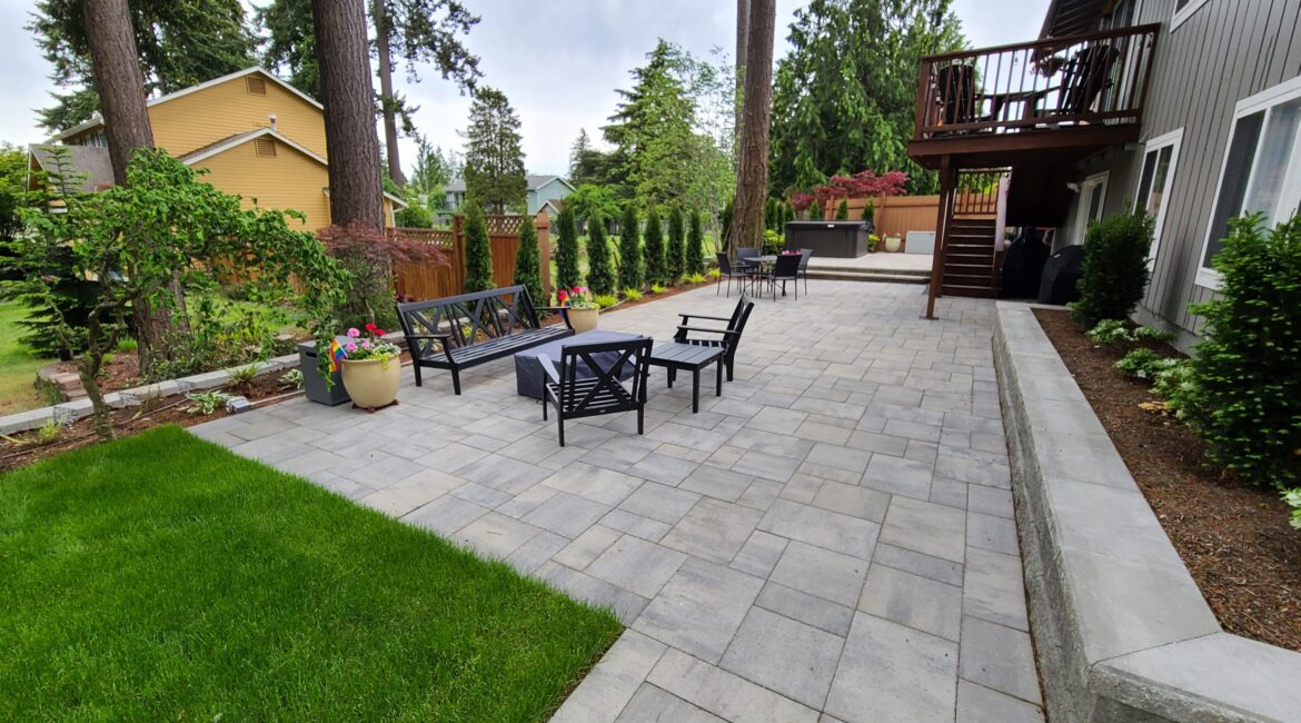 Outdoor living space and level areas give a return on investment.