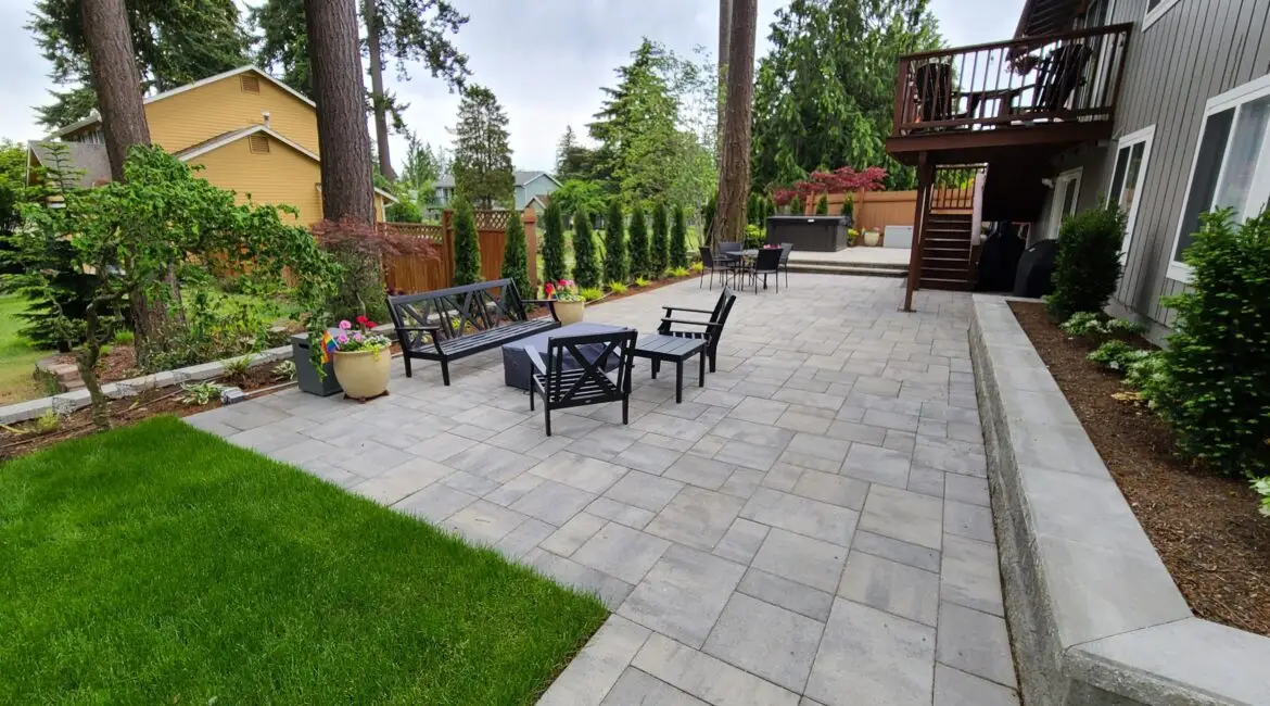 Outdoor living space and level areas give a return on investment.